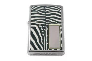 Запальничка Zippo 28046 LIGHTER ZEBRA PRINT POLISHED CHROME 28046 фото