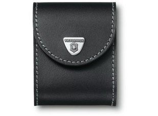 Чохол на пояс для Swisschamp XAVT/XXL Victorinox шкіряний чорний на липучці (4.0521.XAVT) 4.0521.XAVT фото