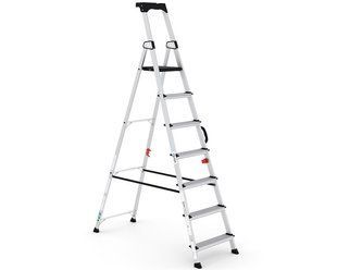 Одностороння стрем-#039;янка VIRASTAR HAZAR 6+1 сходинок HA106 фото