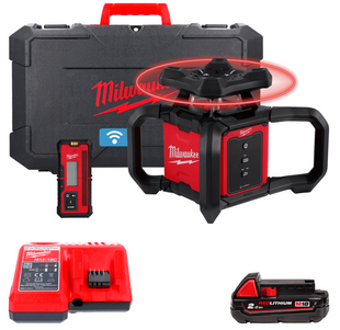 Рівень лазерний ротаційний акумуляторний MILWAUKEE M18 RLOH600-201C 600м 4933493191 фото
