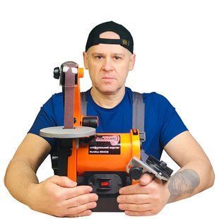 Стрічковий гриндер WorkMan MM493B 45304(Безкоштовна доставка) 45304 фото