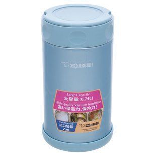 Харчовий термоконтейнер Zojirushi SW-FCE75AB 0.75 л синій SW-FCE75AB фото