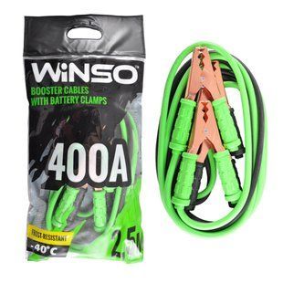 Провода-прикурювачі Winso 400А, 2,5м 138410 138410 фото