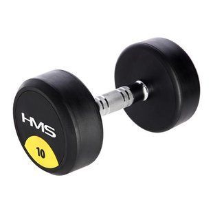 Гантель прогумована HMS HG PRO, 10 кг 5907695539400 фото