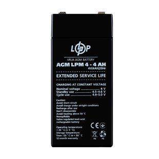 Акумулятор AGM LPM 4V - 4 Ah LP4135 фото