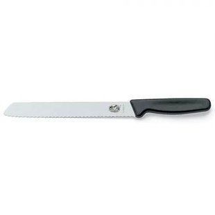 Кухонний ніж Victorinox Bread для нарізки хліба 21 см Чорний (5.1633.21B) 5.1633.21B фото