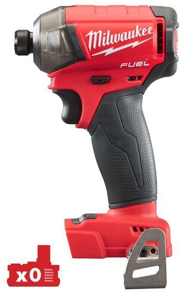 Гвинтокрут акумуляторний 1/4 HEX MILWAUKEE, M18 FQID-0X, 50Нм, HDкейс 4933459187 фото