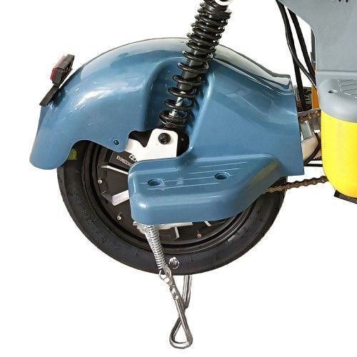 Велосипед з електродвигуном SPARK VOLT 14 48V/400W/12Ah Синій із жовтим 000227055 фото