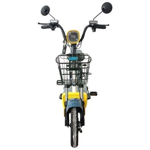 Велосипед з електродвигуном SPARK VOLT 14 48V/400W/12Ah Синій із жовтим 000227055 фото