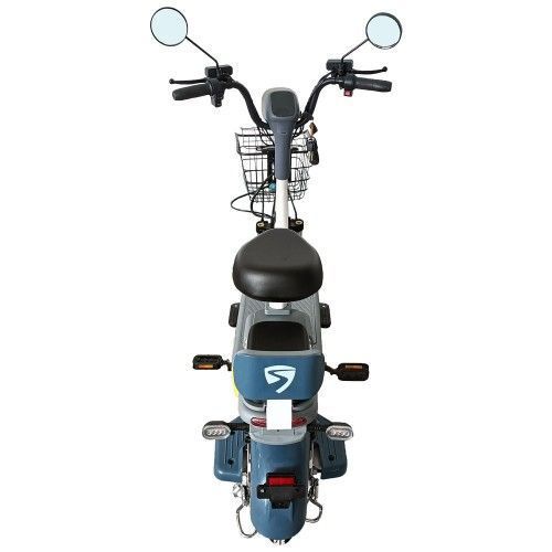Велосипед з електродвигуном SPARK VOLT 14 48V/400W/12Ah Синій із жовтим 000227055 фото