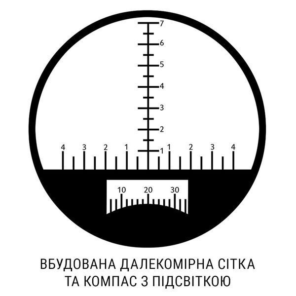 Бінокль SIGETA Admiral 7x50 Military floating/compass/reticle морський - Безкоштовна доставка 65810 фото