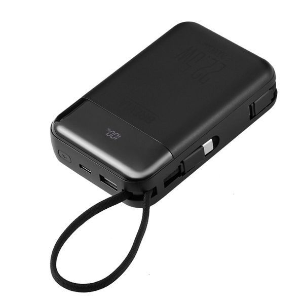 Повербанк (Power Bank) Brevia 20000mAh 22.5W Type-C+Lightning Cable, Li-Pol, LCD 45222 фото