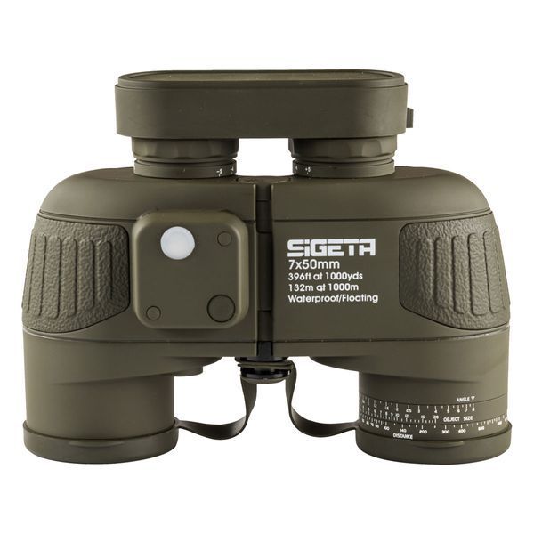 Бінокль SIGETA Admiral 7x50 Military floating/compass/reticle морський - Безкоштовна доставка 65810 фото