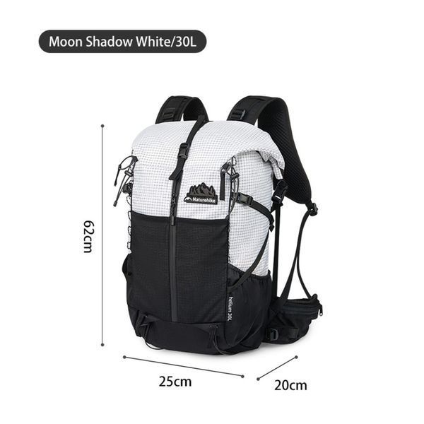 Рюкзак туристичний Naturehike Helium CNK2300016, 30+5 л, білий 6976507663311 фото
