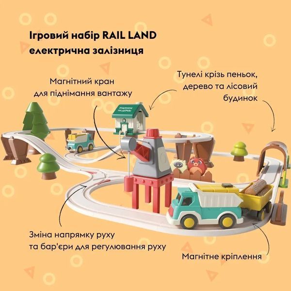 Ігровий набір OTAMANKO RAIL LAND електрична залізна дорога 532.02.88 фото