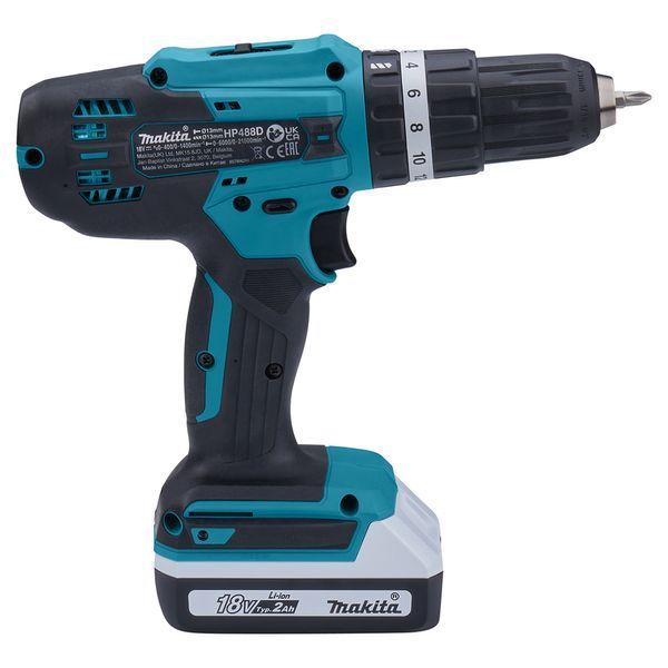Акумуляторний дриль-шурупокрут з ударом Makita HP488D002 HP488D002 фото