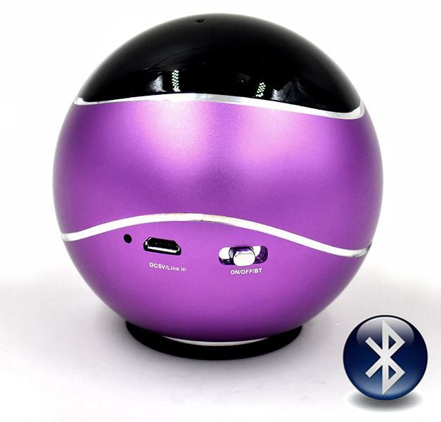 Віброколонка Vibe-Tribe Orbit speaker 15 Вт, пурпурна 32663 фото