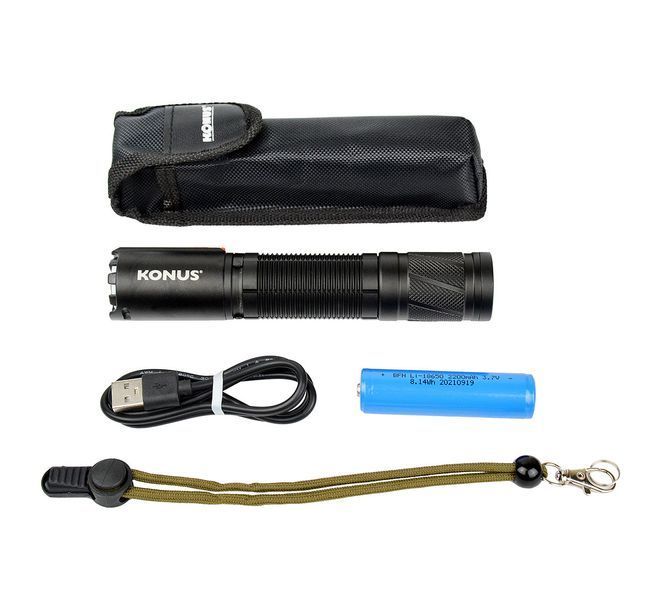 Ліхтар KONUS KONUSLIGHT-RC7 (1200 Lm) USB Rechargeable - Безкоштовна доставка 3931 фото