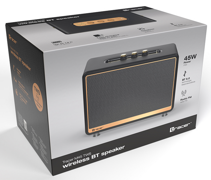 Bluetooth колонка Tracer M45 TWS Black 45W (TRAGLO47248) TRAGLO47248 фото