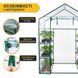 Стелаж-теплиця LEOBRO 143x73x195 см на 4 полиці (LB-G120) LB-G120 фото 4