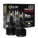 Автолампа Solar LED H7 12/24V 130W 11000Lm 6500K CSP3570 2шт 8707S2 фото 1