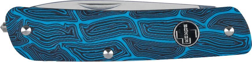 Ніж Boker Plus Tech Tool Damast G10 Blue 2373.10.84 фото