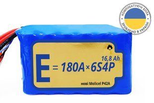 Батарея Energy Life Li-Ion 6S4P 21700-P42A 10AWG без конектора (001) 2722554574995 фото