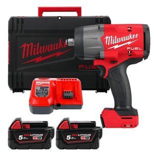 Гайкокрут акумуляторний 1/2 MILWAUKEE, M18 FHIW2F12-502X, 2034Нм, (+ заряд.пристрій, 2 акум., HD кейс) 4933492783 фото