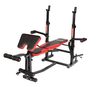 Лавка для жиму York Fitness ASPIRE 220 з стійкою для штанги та партою Скотта 00014961432206 фото