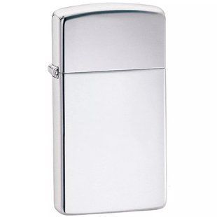 Запальничка бензинова ZIPPO вузька HIGH POLISH CHROME (1610) 1610 фото