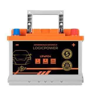 Автомобільний літієвий акумулятор LP LiFePO4 12V - 64 Ah (+ праворуч) BMS 1050А LP24767 фото