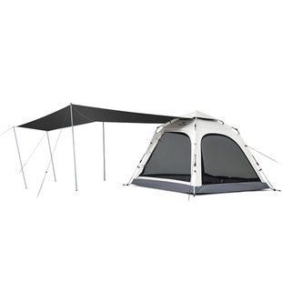 Намет чотиримісний із тентом автоматичний Naturehike Ango CNK2550WS010, сірий 6975641888123 фото