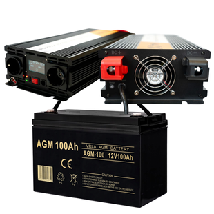 Комплект 4SUN MAXX SINUS 2000 W 12/230V 1000/2000W + VOLT AGM VRLA 100Ah 12V Volt1004SUN2000W фото