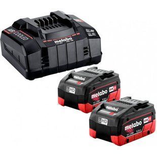 Базовий комплект Metabo LIHD 18 В 2х5,5 Ah, з/п ASC 145 685122000 фото