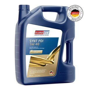 Моторне масло EuroLub SYNT PDI SAE 5W-40 5л 308005 фото