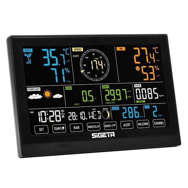 Метеостанція SIGETA SmartMeteo Max 8-in-1 Wi-Fi + Безкоштовна доставка 65032 фото