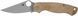 Ніж Spyderco Para Military 2 Brown Micarta CPM Cru-Wear 87.15.01 фото 1