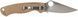 Ніж Spyderco Para Military 2 Brown Micarta CPM Cru-Wear 87.15.01 фото 2