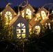 Гірлянда електрична Chomik, будиночки, 10 LED, теплий білий, батарейки 5900779854222 фото 1