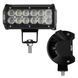 Фара світлодіодна Brevia CREE Flood 10-30V, 36W (12x3W), 3000Lm, 1шт 10712FX1 фото 2