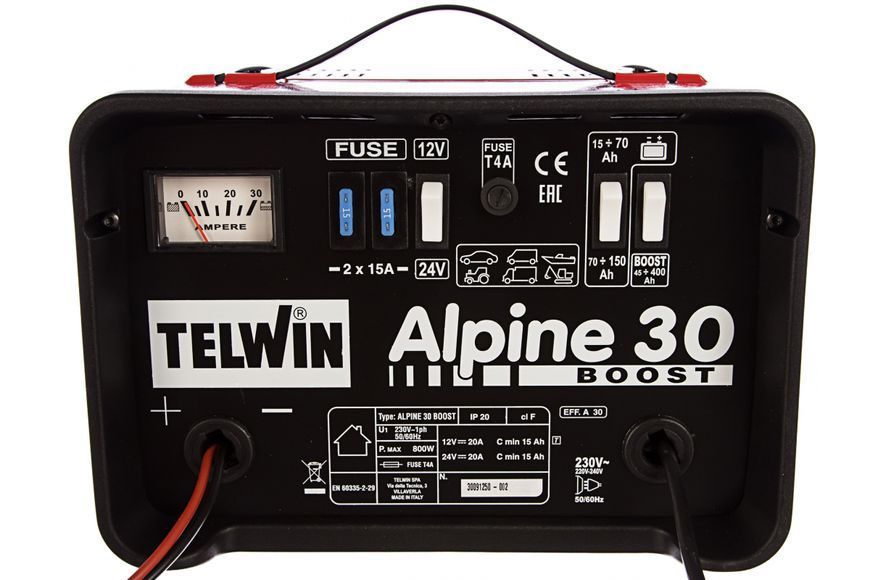 Зарядний пристрій Telwin ALPINE 30 BOOST 230V 12-24V 807547 фото