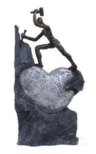 Статуетка ITALFAMA зі смоли та бронзи The Discovery Of Love Відкриття кохання (SR44426) SR44426 фото