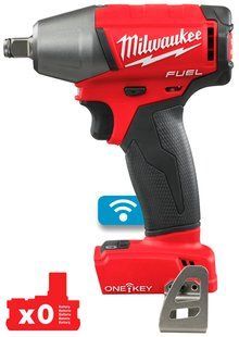 Гайковерт акумуляторний 1/2'' MILWAUKEE M18 ONEIWF12-0, 300Нм, з кільцем (каркас) 4933451153 фото