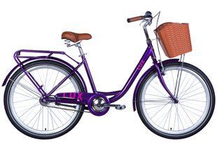 Велосипед ST 26 Dorozhnik LUX Velosteel рама-17 сливовий 2026 OPS-D-26-363 фото