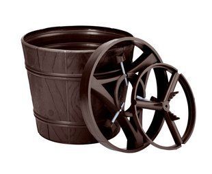 Підставка для ялинки Form-plastic PLANET 1, пластик, форма відро 11 л, коричнева 5907474317861 фото