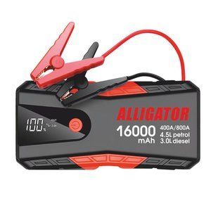 Бустер (пусковий пристрій) Alligator Jump Starter 400A/800A 16000mAh JS840 фото