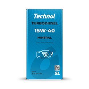 Моторне масло Technol Turbodiesel 15W-40, 5л TL91028 фото