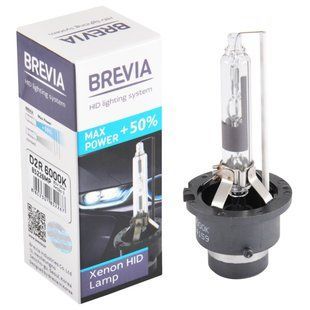 Ксенонова лампа Brevia D2R +50%, 6000K, 85V, 35W PK32d-3, 1шт 85226MP фото