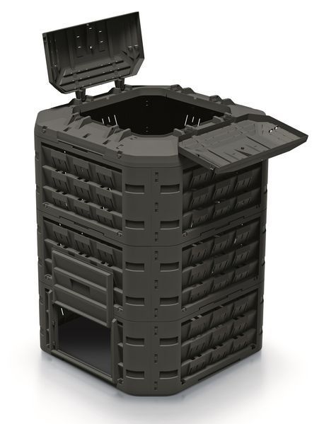 Компостер Prosperplast Compogreen Vario, чорний, 950 л 5905197574943 фото