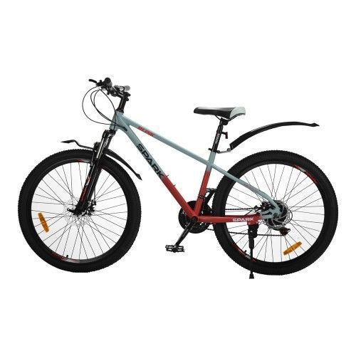 Велосипед SPARK BLINK (колеса - 26, сталева рама - 15) сірий з червоним 000239397 фото